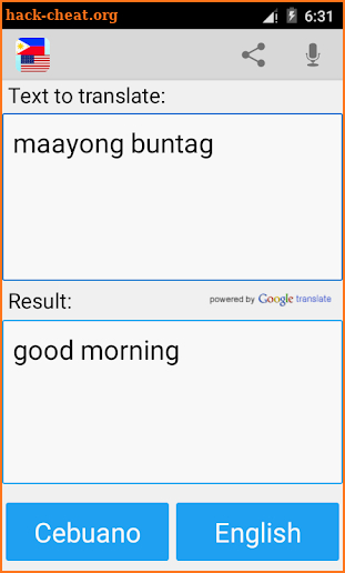 Cebuano English Translator Pro screenshot
