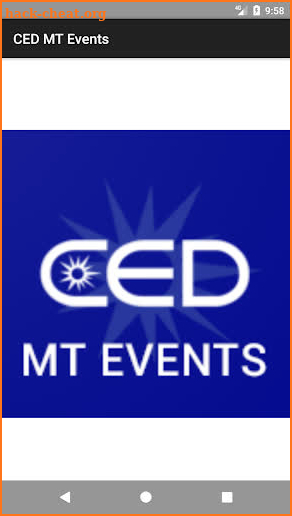 CED MT Events screenshot