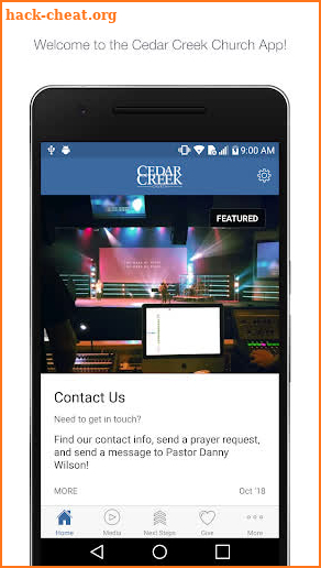 Cedar Creek Church screenshot