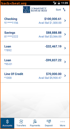 Cedar Rapids Bank – Personal screenshot