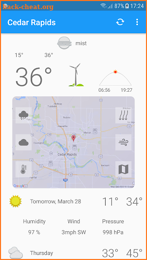 Cedar Rapids, IA - weather and more screenshot