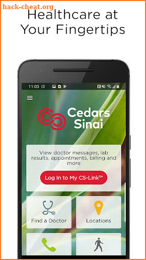 Cedars-Sinai screenshot