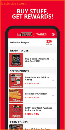 CEFCO Rewards screenshot
