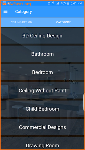 Ceiling Design screenshot