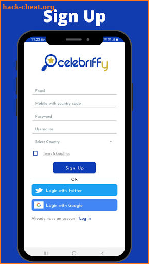 Celebriffy screenshot