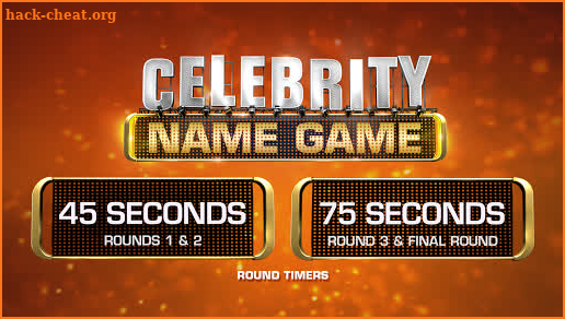 Celebrity Name Game screenshot