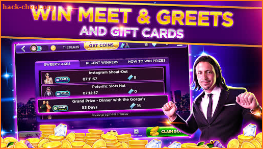 Celebrity Slots & Sweepstakes: Slot Machine Games screenshot