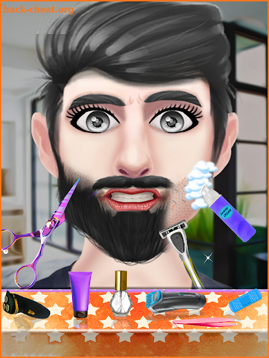 Celebrity Stylist Beard Makeover Salon Game screenshot
