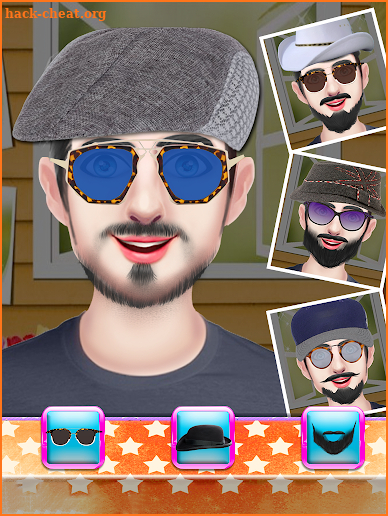 Celebrity Stylist Beard Makeover Salon Game screenshot