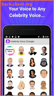 Celebrity Voice Changer Fun FX screenshot