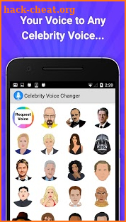 Celebrity Voice Changer Lite screenshot