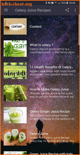 Celery Juice recipes screenshot