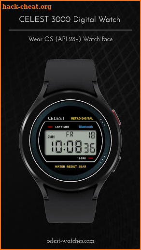 CELEST3000 Retro Digital Watch screenshot