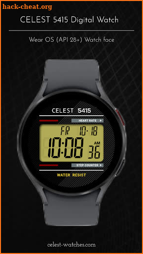 CELEST5415 Digital Watch screenshot