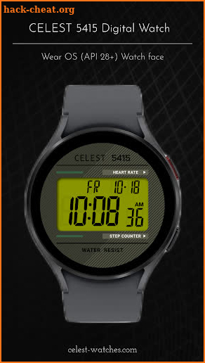 CELEST5415 Digital Watch screenshot
