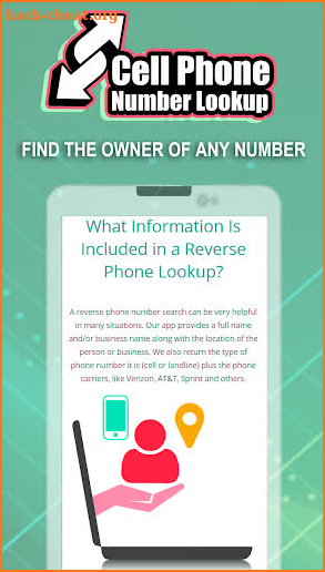 Cell Phone Number Lookup screenshot