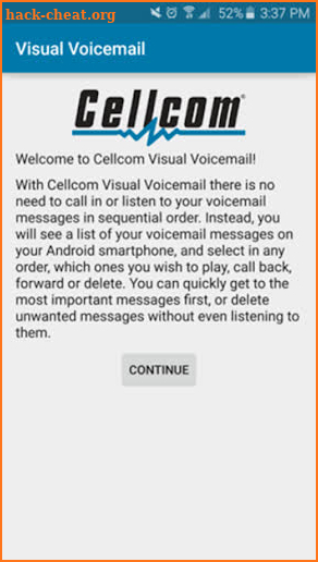 Cellcom Visual Voicemail screenshot