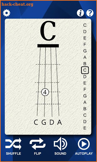 Cello Notes Flash Cards screenshot
