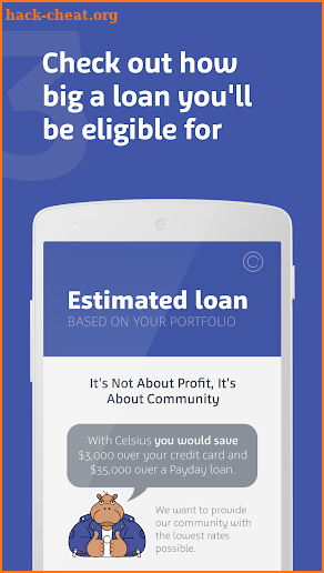 Celsius Portfolio, Borrowing & Lending Calculator screenshot