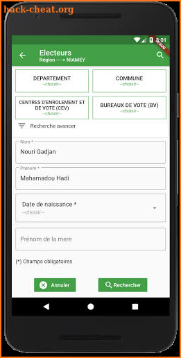 Ceni Niger - Infos générales screenshot