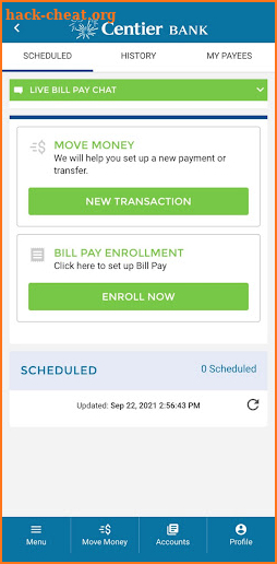 Centier Bank Mobile App screenshot