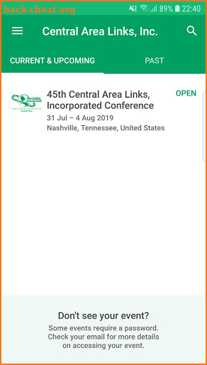 Central Area Links, Inc. screenshot