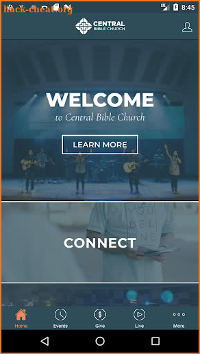 Central Bible Church TX screenshot