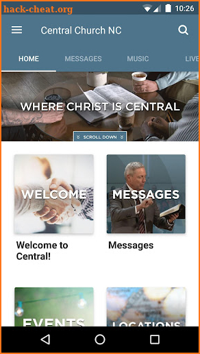 Central Church of God, NC screenshot
