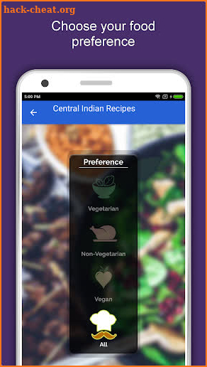 Central Indian Food Recipes screenshot