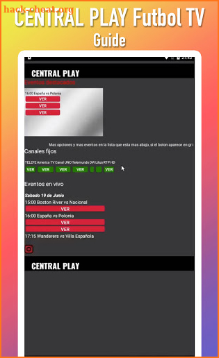 Central Play Guia Tv screenshot