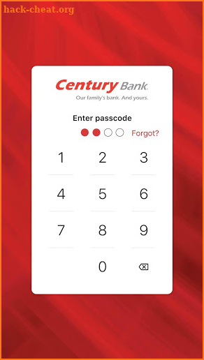 Century Bank screenshot