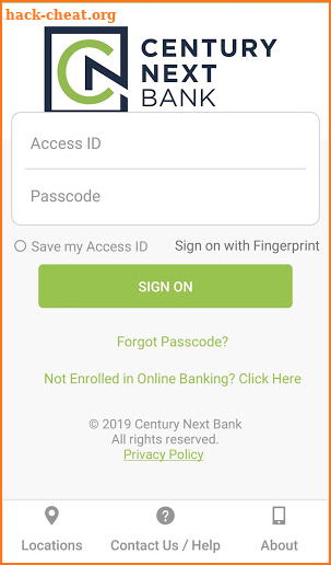 Century Next Bank Mobile screenshot