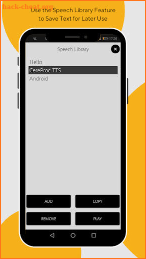 CerePlay Text-to-Speech screenshot