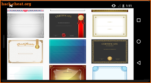 Certificate Maker app Easy to Design Certifcate screenshot