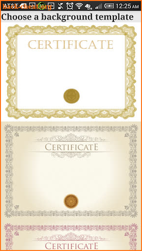 Certificate Maker! Pro screenshot