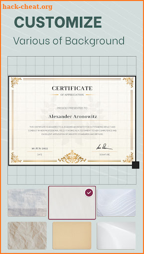 Certificate Templates & Maker screenshot
