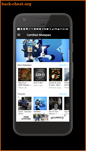 Certified Mixtapes & Albums screenshot