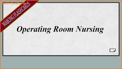 Certified Nurse Operating Room CNOR Full screenshot