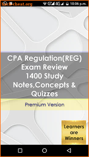 Certified Public Accountant (CPA) Regulation (REG) screenshot