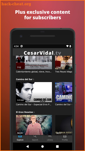 César Vidal TV screenshot