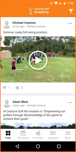 Cestone Golf Academy screenshot