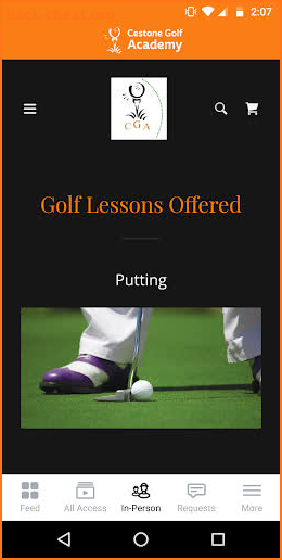 Cestone Golf Academy screenshot