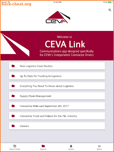 CEVA Link screenshot