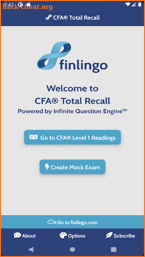 CFA® Total Recall screenshot