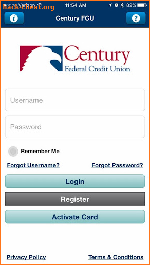 CFCU CC App screenshot