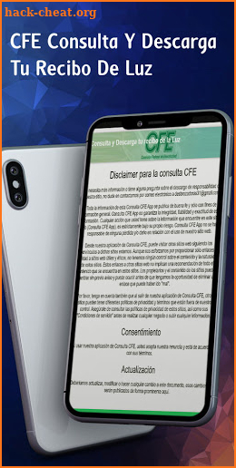 CFE - Consulta y descarga recibo de luz screenshot