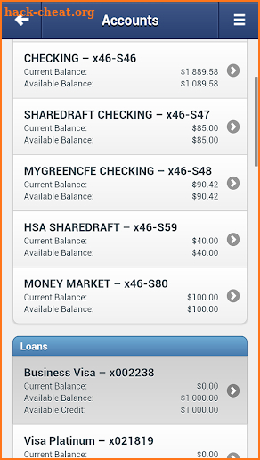 CFE Mobile Banking screenshot