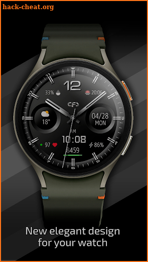 CFS121 Classic watch face screenshot