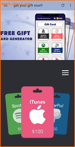 Cg-Gifter : Free Gift card Generator screenshot