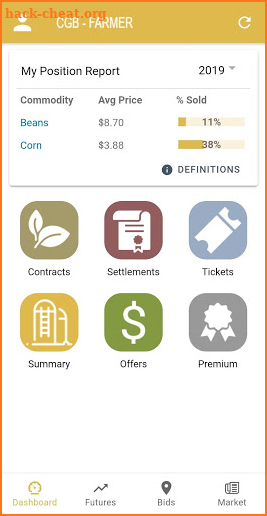 CGB Grain Mobile screenshot